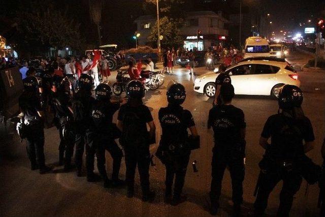 Adana’da Terör Olayları Geç Saatlere Kadar Protesto Edildi