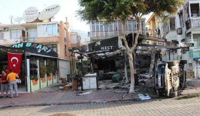 Alanya da Teröre Tepki Eylemlerinde 11 Işyeri Yakıldı 2