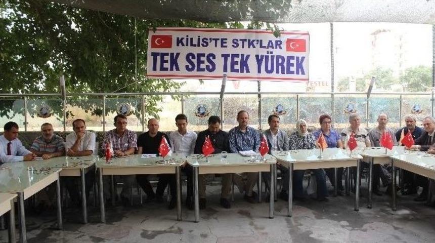 Sivil Toplum Kuruluşlarından Ter&ouml;r Olaylarına Karşı Ortak Tavır