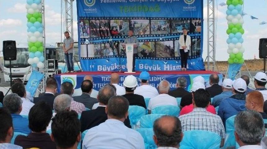 Tekirdağ Hacık&ouml;y Tesisleri Asfalt Plenti&rsquo;nin Temeli Atıldı