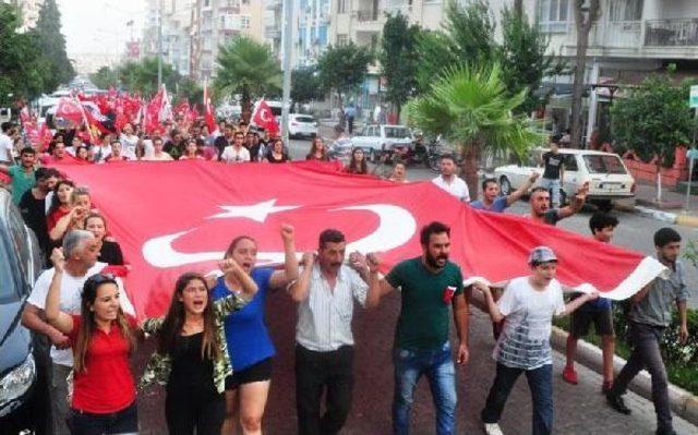 Anamur Ve Silifke'de Gergin Pkk Protestosu