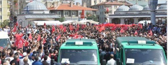 Şehit Polisler Kaya Ile G&uuml;ndoğan, Kırıkkale de Toprağa Verildi 1