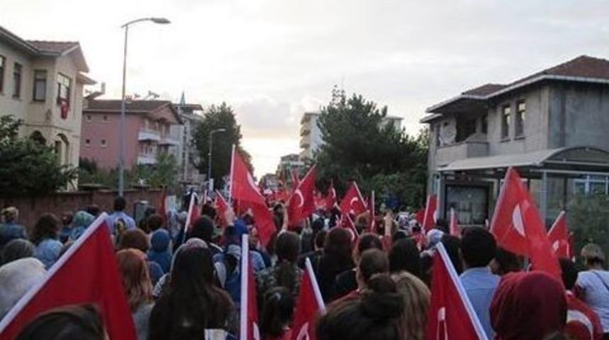 Cide&rsquo;de Ter&ouml;r Olayları Protesto Edildi