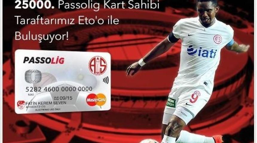 Antalyaspor&rsquo;da 25 Bininci Passolig Sahibine Eto&rsquo;o M&uuml;jdesi