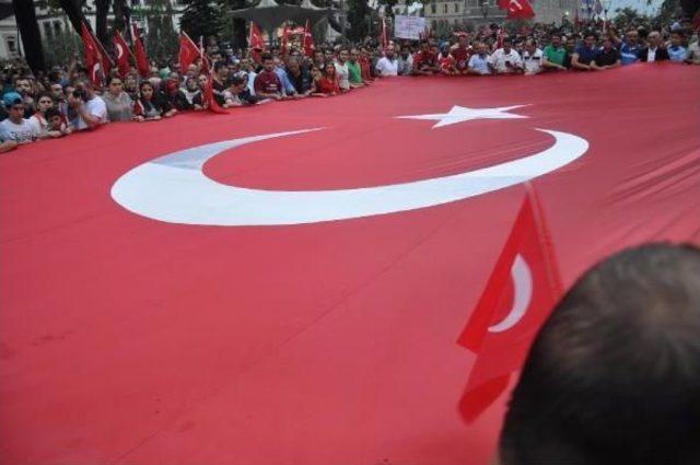 Trabzon da Teröre Tepki Yürüyüşü Düzenlendi 2