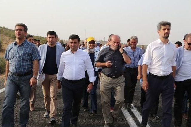 Hdp&rsquo;liler İdil&rsquo;e Giriş Yaptı 1