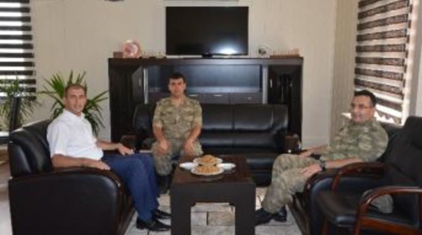 Jandarma Komutanından Kaymakama Ziyaret