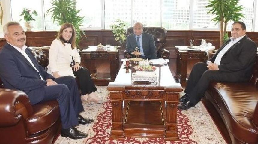 Başkan Ko&ccedil;ak Ve Ak Partili İnce&ouml;z&rsquo;den Bakan Arzu&rsquo;ya Ziyaret