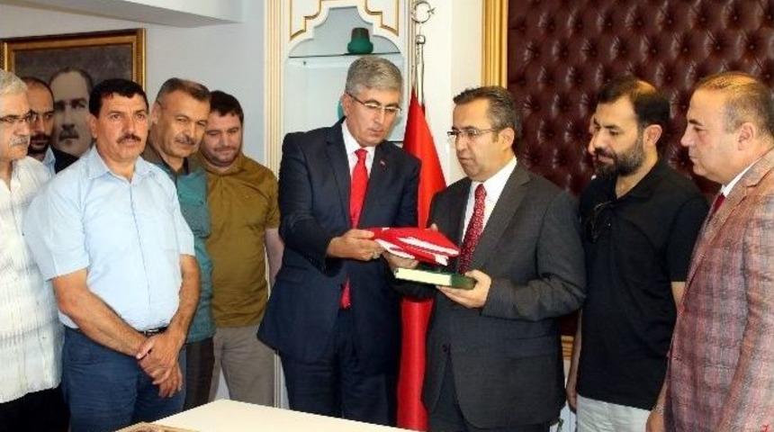 Konya&rsquo;da Gazetecilerden Emniyet M&uuml;d&uuml;r&uuml; Demir&rsquo;e Ziyaret