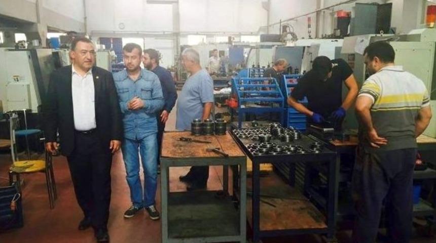 Milletvekili Ş&uuml;kr&uuml; Nazlı, Organize Sanayi B&ouml;lgesi&rsquo;nde