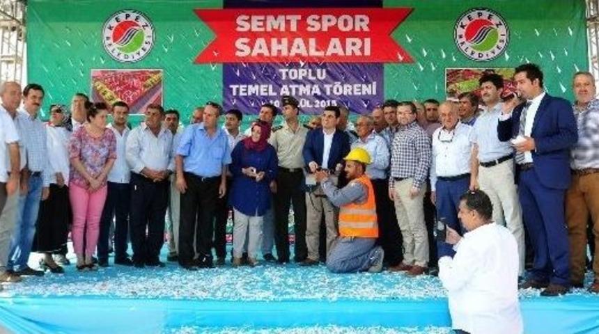 Kepez&rsquo;de 5 Tesisin Temeli Atıldı