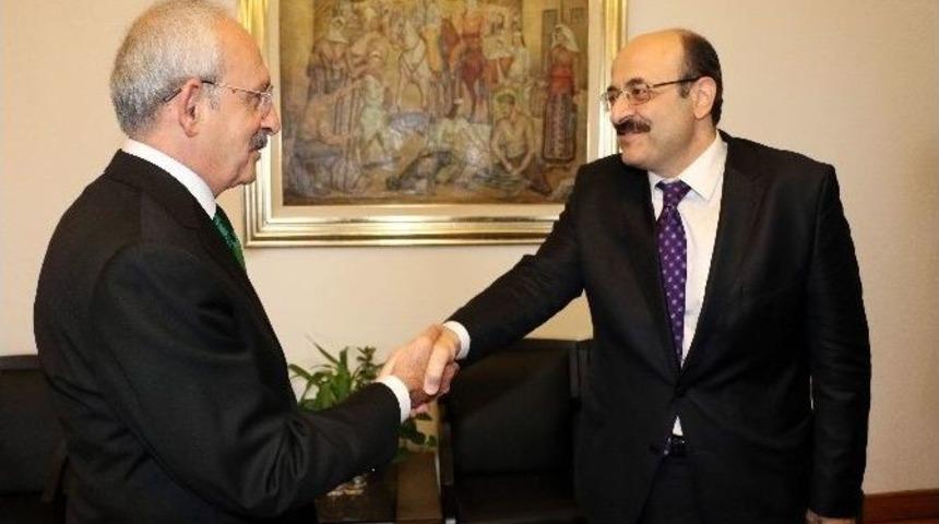 Chp Genel Başkanı Kılı&ccedil;daroğlu, Y&ouml;k Başkanı Sara&ccedil;&rsquo;ı Kabul Etti
