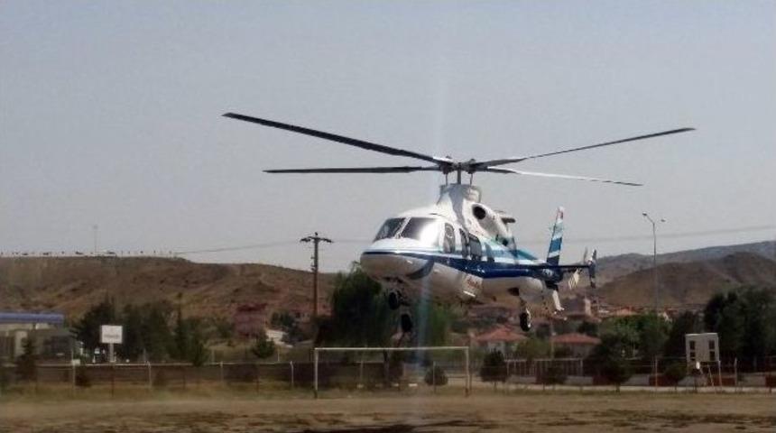 Ağaoğlu&rsquo;nun Helikopteri Engelli İki Kardeş İ&ccedil;in Yine Havalandı