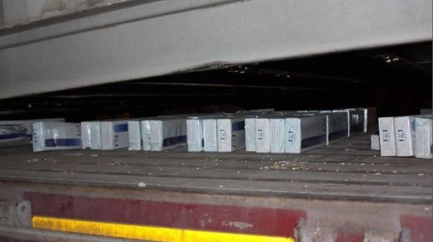 155 Bin Paket Ka&ccedil;ak Sigara Yakalandı