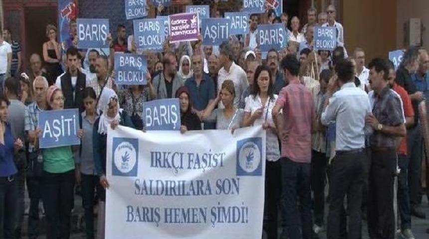 Hdp Ataşehir İl&ccedil;e Binasına Yapılan Saldırıyı Protesto...