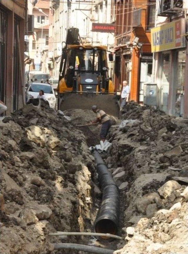 İnebolu&rsquo;da Alt Yapı &Ccedil;alışmaları Aralıksız Devam Ediyor 1