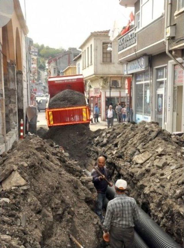 İnebolu&rsquo;da Alt Yapı &Ccedil;alışmaları Aralıksız Devam Ediyor 2