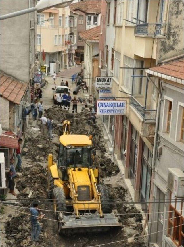 İnebolu&rsquo;da Alt Yapı &Ccedil;alışmaları Aralıksız Devam Ediyor 3