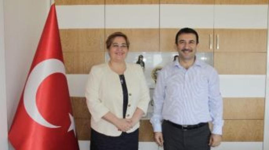 Başkan Pekdaş&rsquo;tan Kaymakam &Ccedil;ek&rsquo;e Hayırlı Olsun Ziyareti