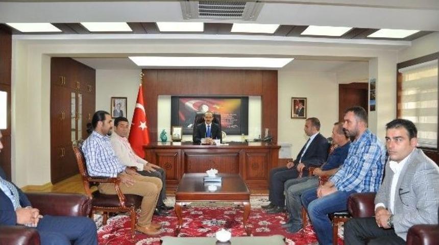 Muş&rsquo;ta Gazeteciler, Vali Yavuz&rsquo;u Makamında Ziyaret Etti