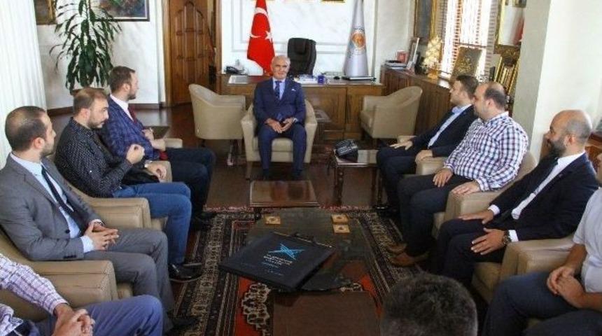 T&uuml;gva&rsquo;dan Başkan Yılmaz&rsquo;a Ziyaret