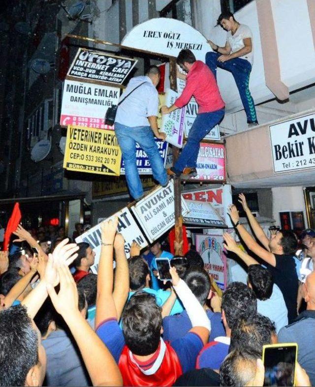 Muğla da Ter&ouml;r Protestolarında 5 G&uuml;venlik G&ouml;revlisi Yaralandı, 22 G&ouml;zaltı 1