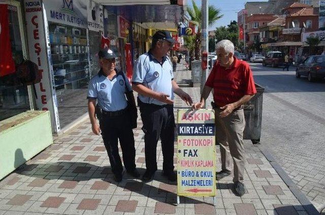 Turgutlu’da Kaldırım İşgali Asgari Seviyeye İnecek