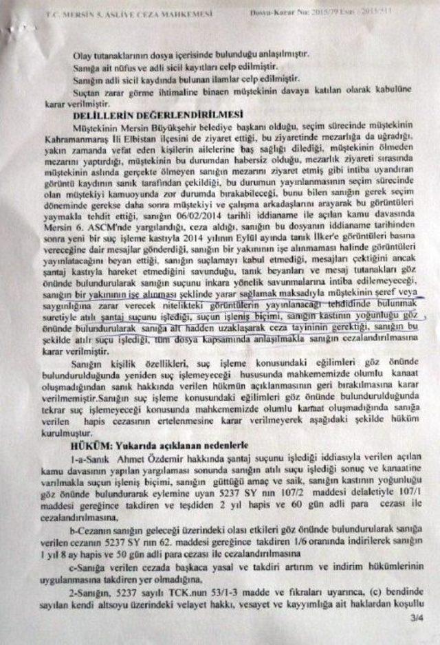 Belediye Başkanı Için 'cinayete Azmettirme' Suçlaması (2)