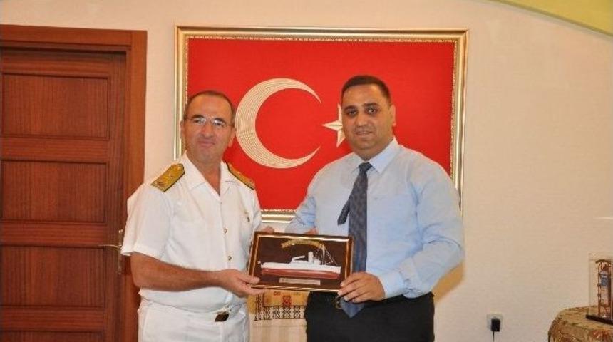 Tuğamiral Demirhan&rsquo;dan Başkan Can&rsquo;a Ziyaret