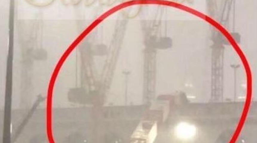 Kabe&rsquo;deki Vincin D&uuml;şme Anları Kameralara Yansıdı