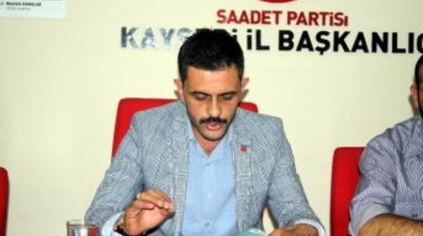 Saadet Partisi Kayseri Gen&ccedil;lik Kolları Başkanı Samet Y&uuml;cel: