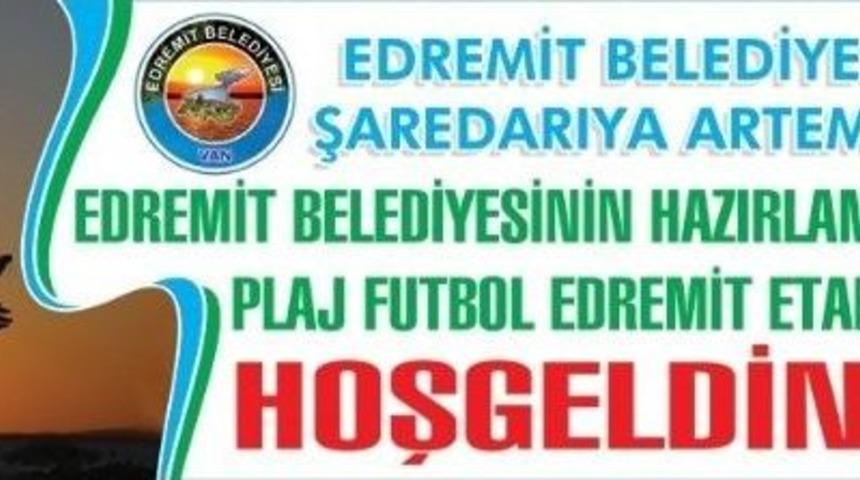 Edremit Belediyesi Plaj Futbolu Final Turnuvası Başlıyor
