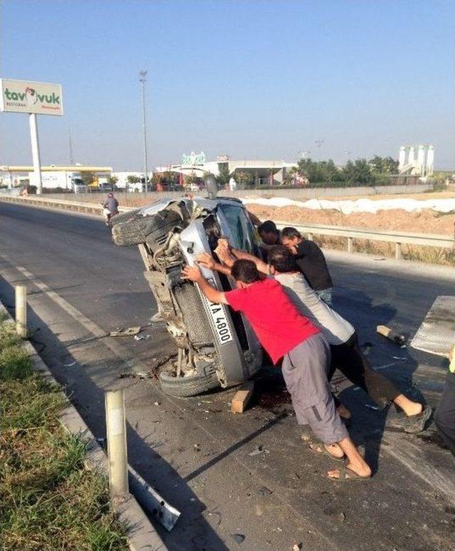 Yanmayan Trafik Işıkları Kazaya Sebep Oldu