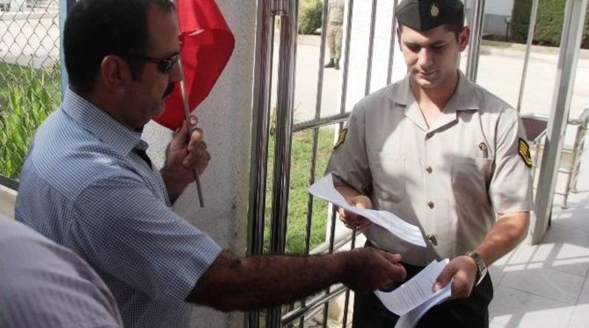 Adanalı Gaziler Askerlik Şubesine "g&ouml;rev" Dilek&ccedil;esi Verdi