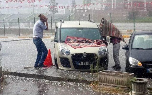 Karab&uuml;k te Dolu Etkili Oldu 3