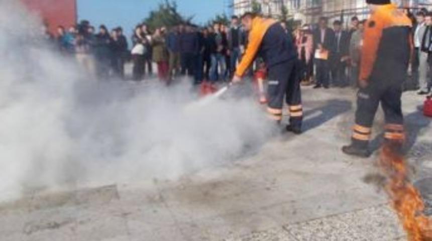 Defterdarlık Personeline Yangın Eğitimi