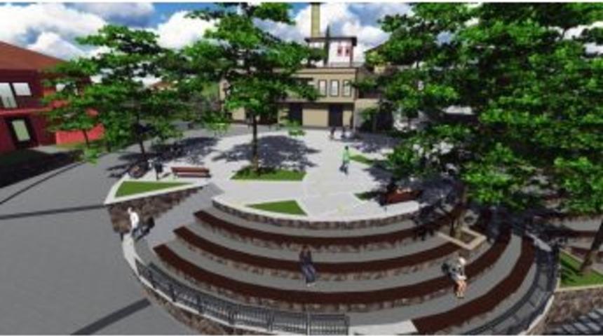 Ak&ccedil;akoca&rsquo;da Meydan &Ccedil;alışmaları Başlıyor