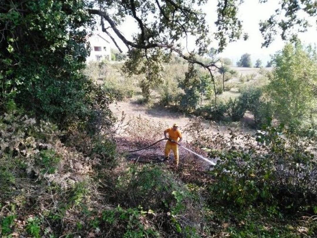 Yangın Evlere Sı&ccedil;ramadan S&ouml;nd&uuml;r&uuml;ld&uuml;
