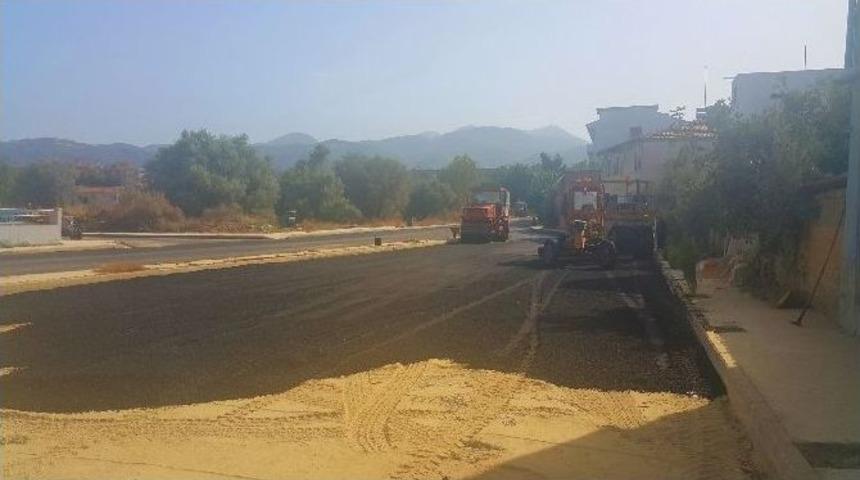 Alaşehir&rsquo;de Asfaltlama &Ccedil;alışmaları