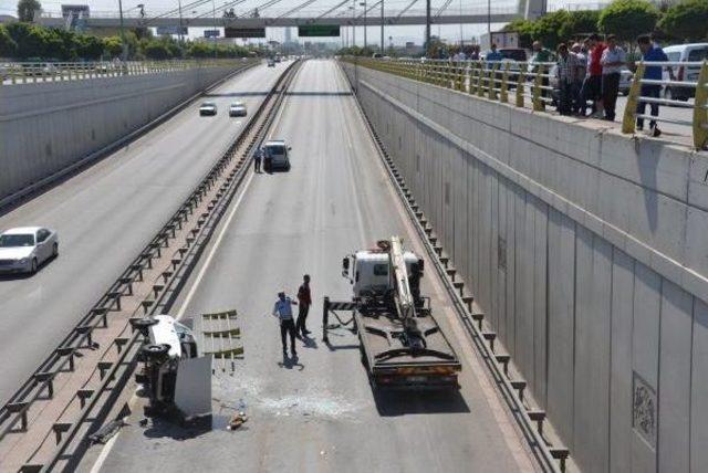 Lpg li Otomobil Alt Ge&ccedil;ide U&ccedil;tu: 1 Yaralı 3