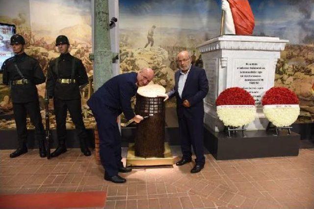 Kut'ül Amare Cephesi Şehitlerinden Piyade Çavuş Solakoğlu İshak Için Anma Töreni