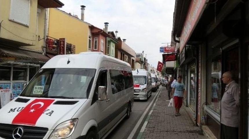 Mudanya&rsquo;da Ter&ouml;re Lanet Konvoyu