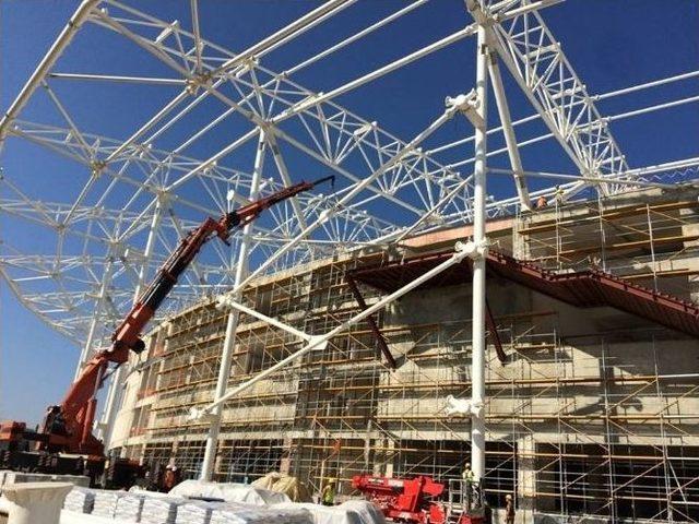 Stad İnşaatında Çalışmalar Tüm Hızıyla Devam Ediyor 1