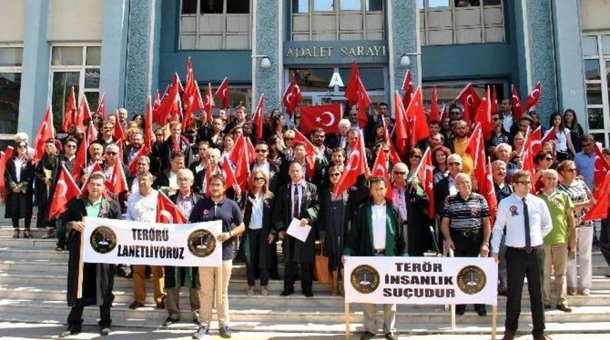 Aydın Barosu Ter&ouml;r&uuml; Lanetledi