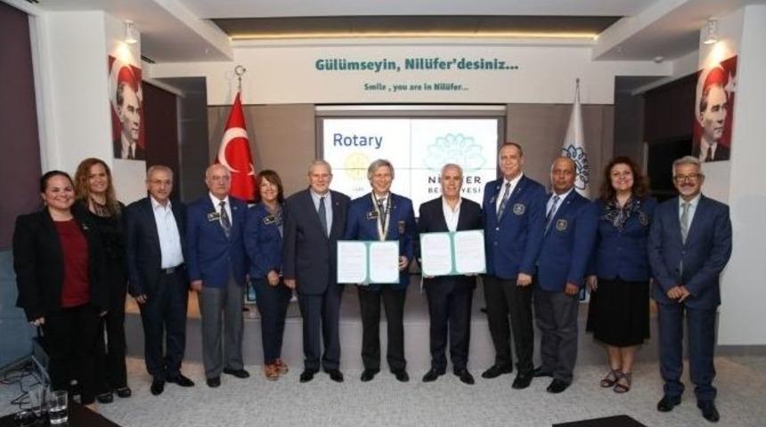 Nil&uuml;fer Belediyesi İle Rotary Arasında Yeni Protokol