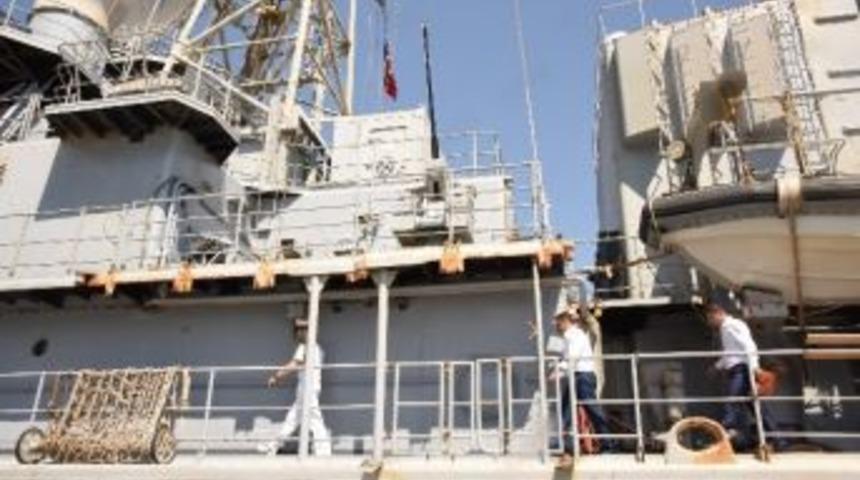 Fransız Askeri Gemisi Alanya&rsquo;da