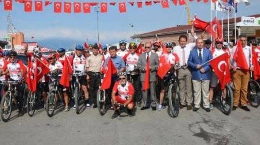 Bisikletçilere Mudanya’Da Coşkulu Karşılama