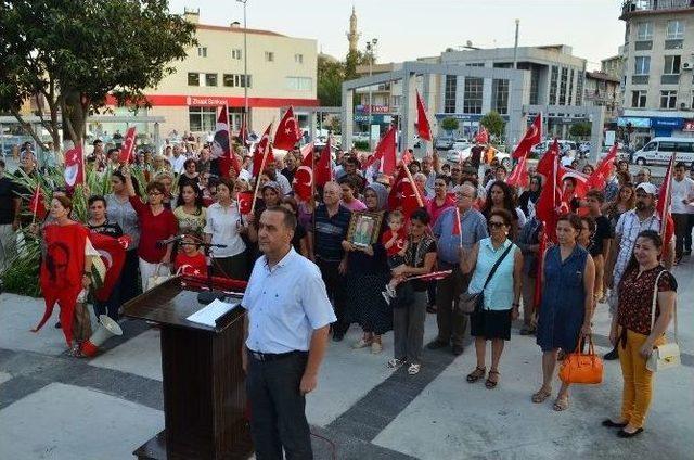 Söke’de Teröre Tepki Yürüyüşü