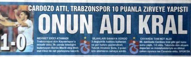 Trabzonspor da Cardozo ya &Ouml;vg&uuml; 2