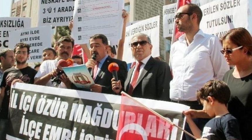 Bakanlık &Ouml;n&uuml;nde &Ouml;ğretmen Eylemi